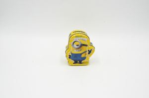 Shaped Small yellow people candy tin box