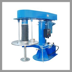 Industrial Hydraulic Lifting High Speed Dispersing Dissolver Mixer with Lifting Cover for Paint Coating Inks
