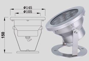 China Manufacturer Supply DC24V Multicolor Pool Light Fountain Led Light With Ip68 Waterproof