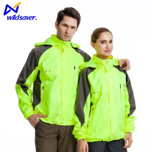 Hiking Cycling Flashing LED Wholesale Outdoor Clothing windproof jacket
