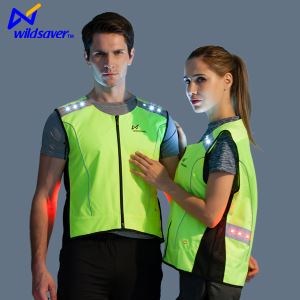 Manufactory Supply Led Cycling Vest With High Quality Warning Cooling Vest