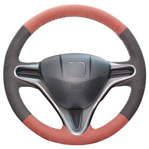Sewing Steering Wheel Cover For Honda Fit 2009-2013 City