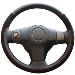 Custom Leather Steering Wheel Cover For Toyota Yaris Vios RAV4 2006-2009 Scion XB 2008