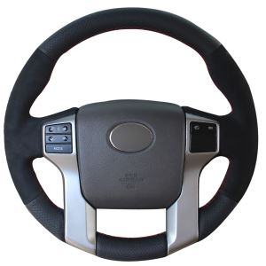 Luxury Steering Wheel Cover For Toyota Land Cruiser Prado 2010-2015 Tundra Tacoma 4Runner