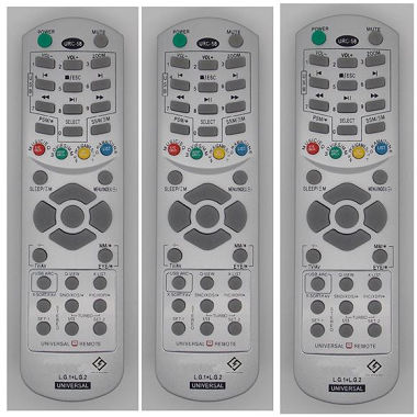 URC-58 Silvery Fresh ABS Universal Remote Control Use for LG TV