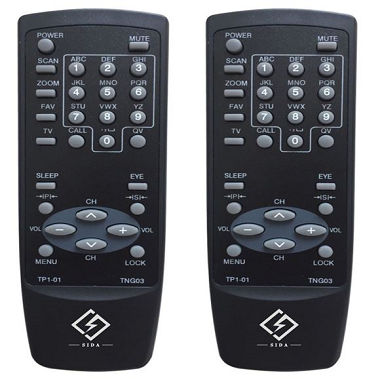 TP1-01 Aiwa Black Fresh ABS L Remote Control Use for Aiwa TV