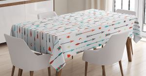 Tablecloth With Arrow Décor