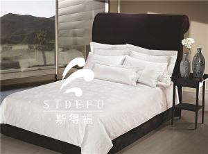Hotel Jacquard Bed Sheet, Pillow Case, Duvet Cover Bedding Set