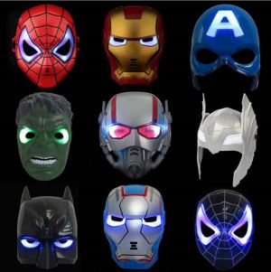 Superhero Series Light Up Cartoon Mask