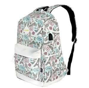 ATB003-Womens Anti Theft Backpack- College School Waterproof Book Bag for Girls