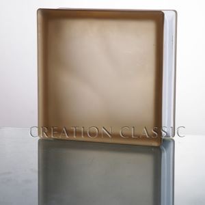 190*190*80mm Misty Colored Glass Block Used For Decoration With Certification