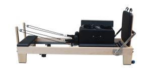 Funcitional Pilates Wood Reformer With Side Wheels