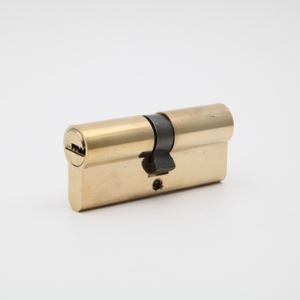 Safe Door Brass Cylinder Computer Key Double Open Cylinder Lock with Security Bar