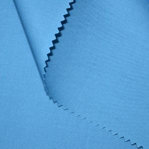 High Quality T/C Polyester Cotton check material Dyed Woven Twill/plain grey Fabric for Shirt