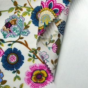 100% Cotton Printed Shirt Fabric Reactive Pigment Printing Suit Woven Twill/plain Fabric