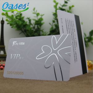 Silver Stamping Pvc Card From China Supplier