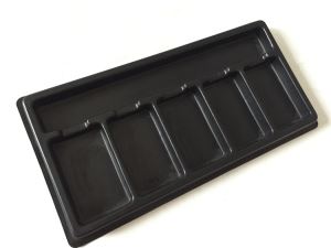 Factory Vacuum Forming Customized Design Black PS ESD Blister Tray