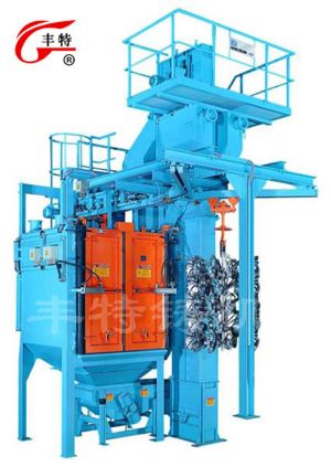 Hook Type Shot Blasting & Peening Machine Service For Cleaning, Deburring And Enhancing The Appearance Of A Metal Surface