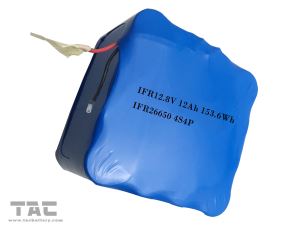 CE Certified 12Volt Rechargeable 12Ah Li-ion Li Battery Power And 12.8V12AH Battery With PCM