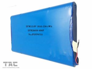 IFR26650 4S6P 12.8V 18AH LiFePO4 Battery 12V Lithium Battery Pack For Solar Panel