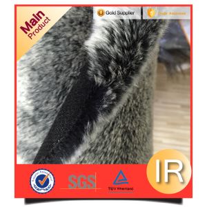 Tip Discharge Faux Fur Collar Fabric