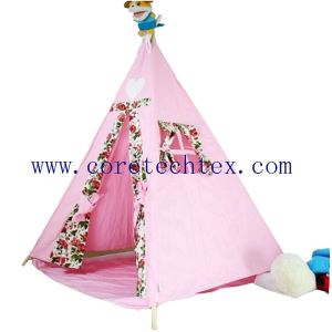 100% Cotton Canvas Teepee Play Tent