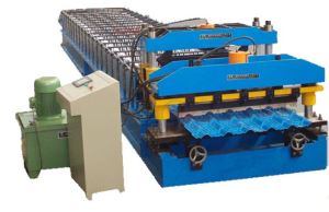 High Speed, Professional, Color Steel Metal Glazed Tile Roll Forming Machine
