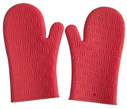 Oven Gloves/Mitts Silicone for Start Pattern Multi Uses Jar Opener Home Outdoor Barbeque Grilling Accessories Gauntlet Heat Resistant Gloves Mitts