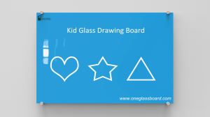 Glass Whiteboards, 2 X 3 Feet, Blue Surface, Frameless, Dry Erase Boards