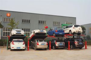 CE quality two-post two-layer automatic logistic car parking 