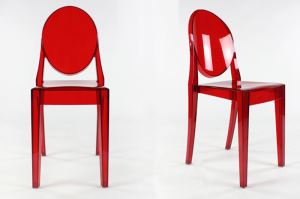Resin Ghost Victoria Chairs