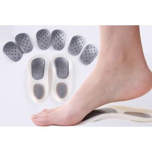 Polyethylene Plastic Orthotic Insoles for Plantar Fasciitis and Neuromas with Massage Function