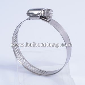 Perforated Band Zinc Plated Steel Stainless Steel Worm Drive American Type Hose Clamp
