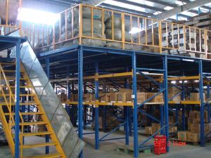 Mezzanine Flooring Makes New Storage Floors in the warehouse