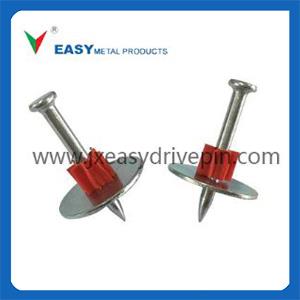 High-Strength Round Washered Drive Pin for Wooden Fastening