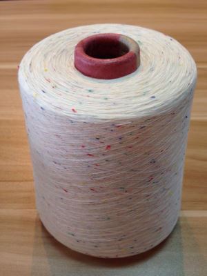 54NM The Coloured Yarn White Polyester Yarn 100% Polyester  Knitting and woven