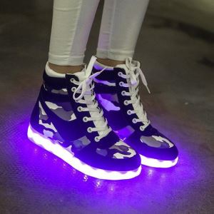 New Design Multi-color LED Lights for Shoes Vibration Sensor Light Shoes for Kids Fashion LED Light Shoes with 7 Colors LED Shoe Light for Boys, Girls Shoes