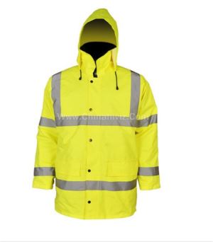 JH301 Wholesale High Vis Color Fluorescent Polyester Customized Size Hot Selling Safety Jacket In Stock