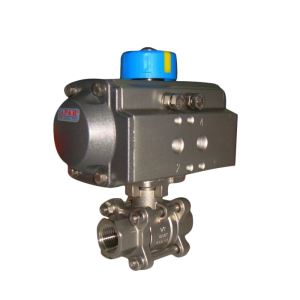 Forged /carbon Steel Lever Operation NPT /SW/BW Full Port Small Size 3 Pieces Ball Valve