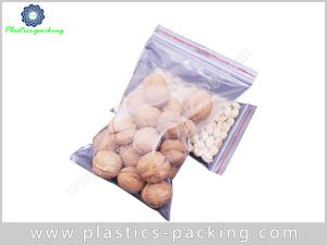 Clear PE Recloseable Bags 16Mil Thickness Resealable Zipper Poly Bags 9Colours Printing