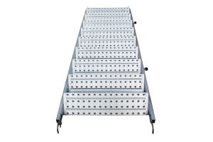 Galvanized Scaffolding Stair Case With Steel Plank