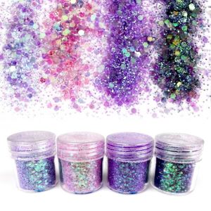 Non-toxic Eco-friendly Polyester Glitter Powder For Printing