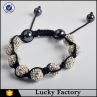 China Hand-Made Adjustable Chromatic Clay Crystal Beads Rope Bracelet Manufacturers