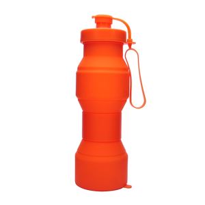 Hot Sale 290-800ml Folding Silicone Sport Water Bottle
