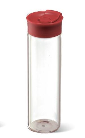 550ml Custom Design Glass Water Bottle With Plastic Pp Lid