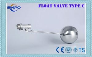High Precision Stainless Steel Water Tank Threaded Float Valve Solar 4 Inch DN100