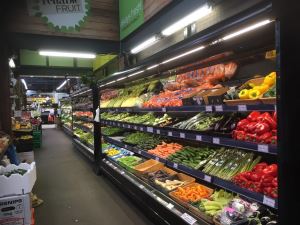 Commercial Multideck Chiller Refrigerator Showcase for Display Fruits&vegetables In Supermarket