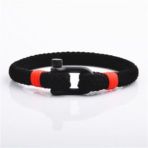 New Arrival Wide Nautical Stainless Steel Shackle Bracelets for Couples