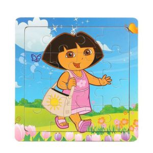 Dora Children Baby Early Education Sliding Jigsaw Puzzles