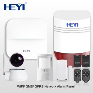 Wireless 4 Camera Security System Wifi Alarm System